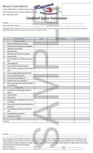 CSA Skill Sheet SAMPLE