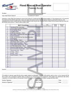 FRBO Skill Sheet v09.12 SAMPLE