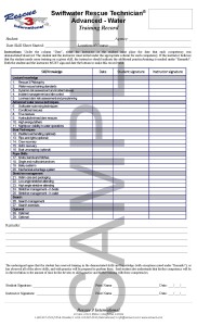 SRTAW Skill Sheet v2015 Sample