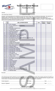TAR Skill Sheet v09.12 Sample